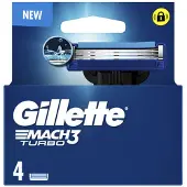 Gillette Lâminas Mach 3 Recargas 4 Lâminas