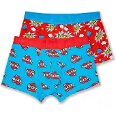 Happy socks Boxers Super Dads Gift Set 2 Unidades