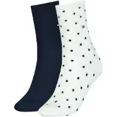 Tommy Hilfiger Underwear Meias azul escuro / preto / branco