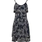 Faina Vestido de verão ecru / marinho