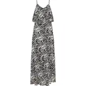 Faina Vestido preto / branco