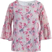 Usha Blusa areia / azul pastel / rosa / rosa claro