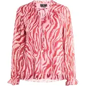 Faina Blusa rosa claro / vermelho sangue