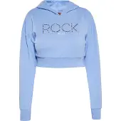 MyMo ROCKS Sweatshirt azul claro / prata / branco