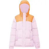 UCY Casaco de inverno laranja / cor-de-rosa