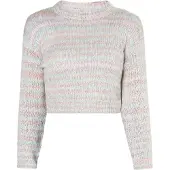 Mymo Pullover verde pastel / laranja claro / rosa pastel