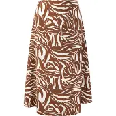 Faina Saia castanho / branco