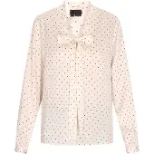 Dreimaster Klassik Blusa ecru / preto