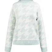 Mymo Pullover azul céu / branco lã