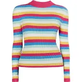 Mymo Pullover 'Biany' azul / menta / rosa / branco