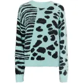 Mymo Pullover 'Biany' menta / preto