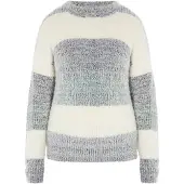 MyMo ROCKS Pullover creme / cinzento / cinzento basalto