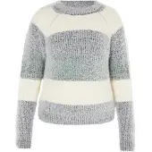 MyMo ROCKS Pullover creme / cinzento