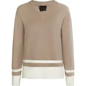 Dreimaster Klassik Pullover 'Baradello' nude / branco