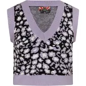 MyMo ROCKS Pullover lavanda / preto / branco