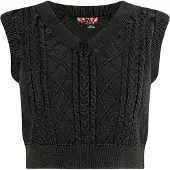 MyMo ROCKS Pullover mosqueado preto