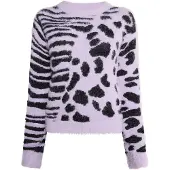 MyMo ROCKS Pullover ameixa / preto