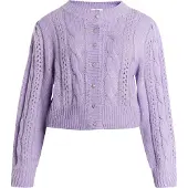 Mymo Casaco de malha 'Keepsudry' roxo claro