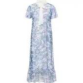 Faina Vestidos camiseiros azul / azul escuro / pitaya / branco