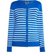 Dreimaster Maritim Casaco de malha azul real / branco
