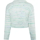 Mymo Pullover amarelo pastel / menta / branco