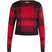 Mymo Pullover 'Ucy' vermelho / preto