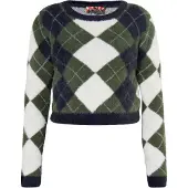 Mymo Pullover creme / verde