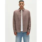 Gabba Camisa 'Sven' cinzento / lagosta