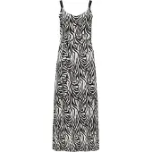 Faina Vestido preto / branco
