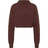 IZIA Pullover castanho escuro