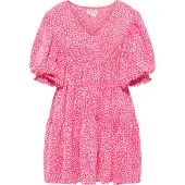 IZIA Vestido rosa / vermelho / branco