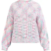 Mymo Pullover azul claro / rosa claro / branco