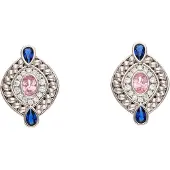 Gaya Brincos azul / rosa / prata