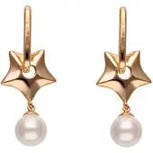 NAEMI Brincos ouro / branco