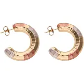 NAEMI Brincos ouro / ouro rosa / prata