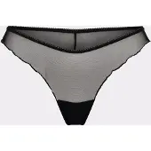 Erlich Textil Tanga 'ICONIC' preto