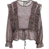 Dreimaster Blusa bege / azul cobalto / castanho ferrugento