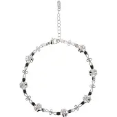 Faina Pulseira preto / prata