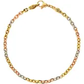 Faina Pulseira ouro / ouro rosa / prata