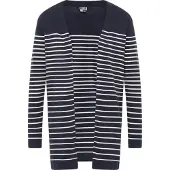 Dreimaster Maritim Casaco de malha 'Kilata' azul noturno / branco
