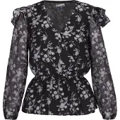 Dreimaster Blusa preto / branco