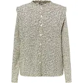 Dreimaster Blusa 'Imane' bege / preto