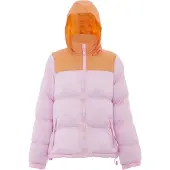 Mymo Casaco de inverno laranja / rosa claro