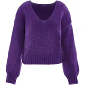 Mymo Pullover roxo escuro