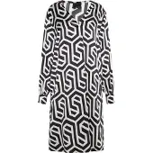 Dreimaster Klassik Vestido 'Casnagie' preto / branco lã