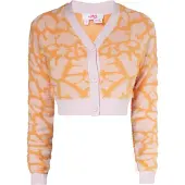 Mymo Casaco de malha roxo pastel / laranja