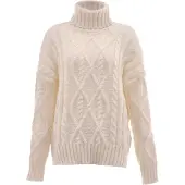 Mymo Pullover branco lã