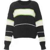Mymo Pullover verde / preto / branco