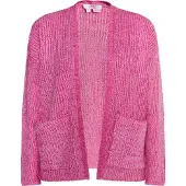 Mymo Casaco de malha 'Blonda' rosado / branco