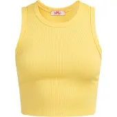 Mymo Top amarelo claro